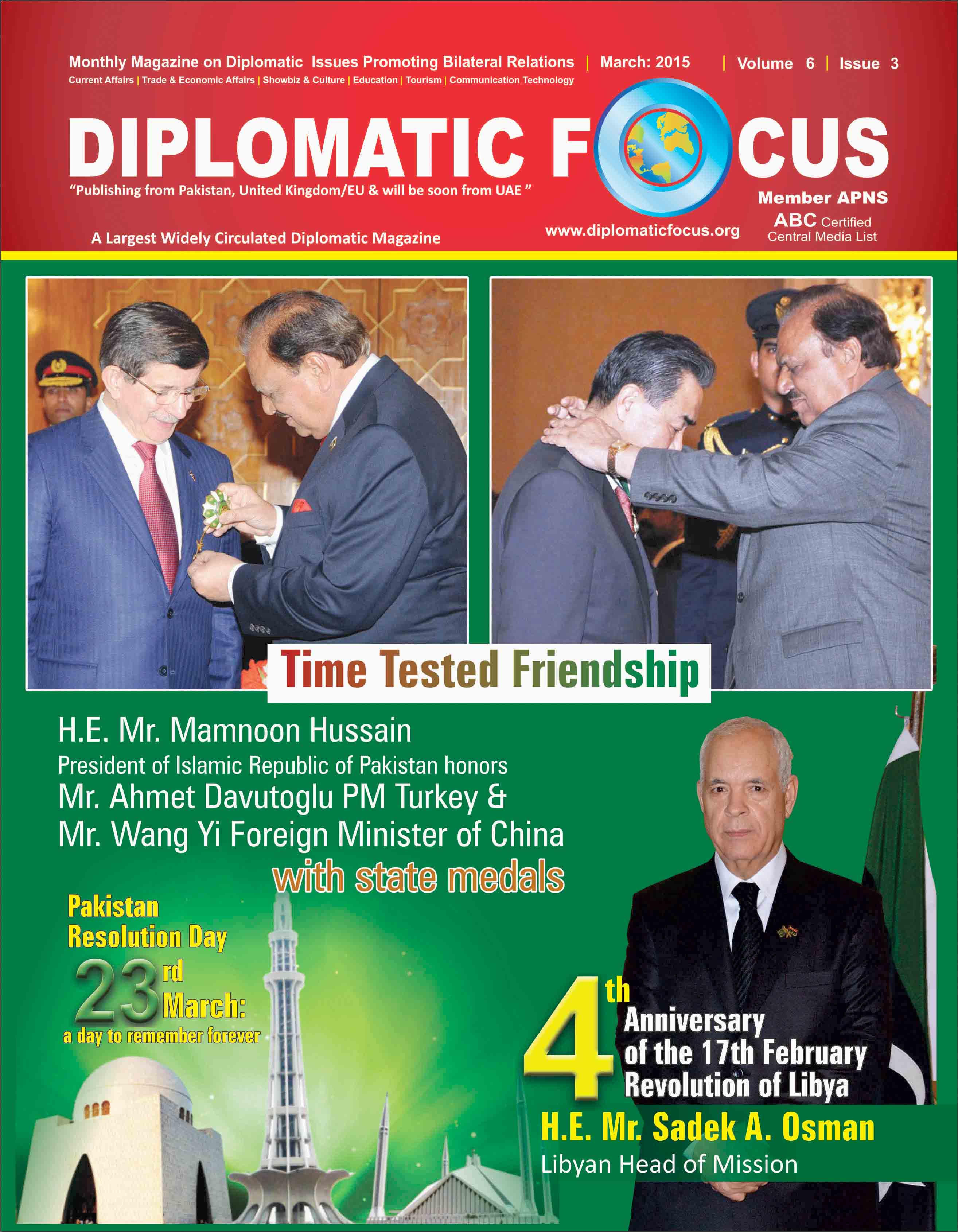 Front title magazine March 2015